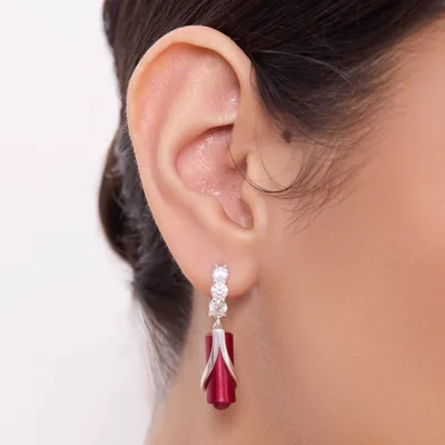 Naušnice Red Velvet