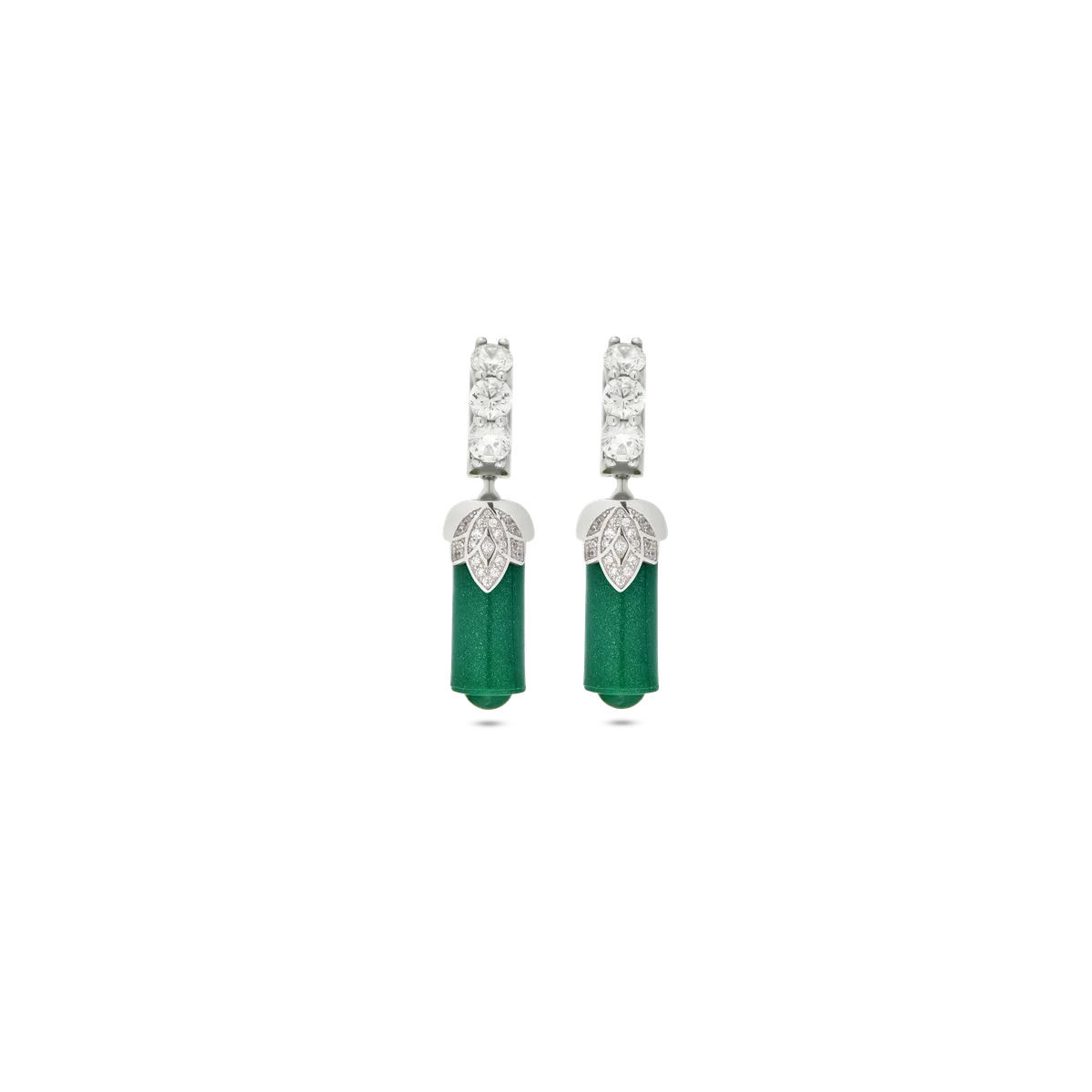 Naušnice Loto Verde