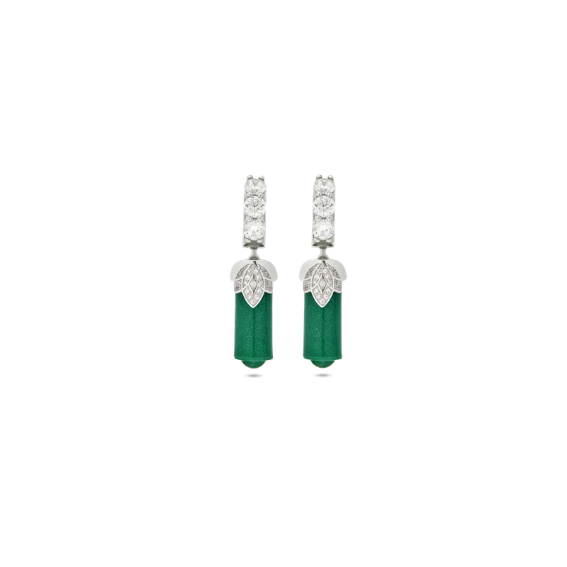 Naušnice Loto Verde
