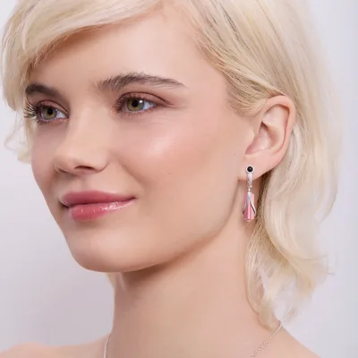 Naušnice Aurora Rosa